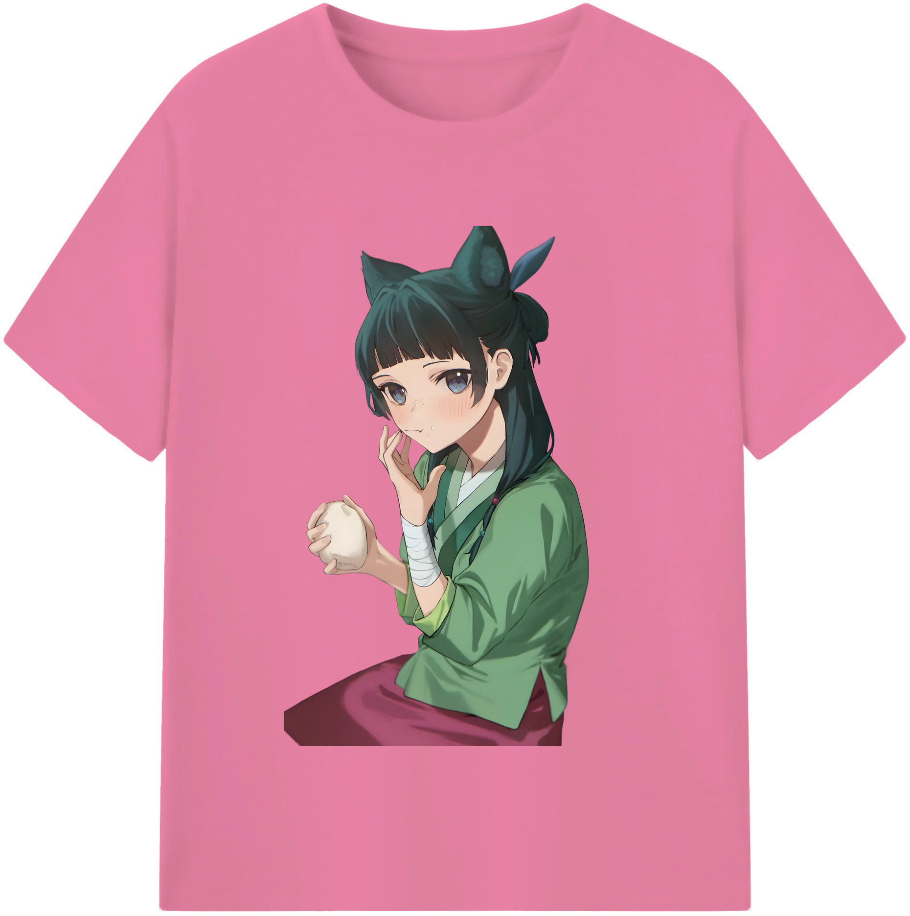 （画像用） 薬屋のひとりごと The Apothecary Diaries 綿100％半袖Tシャツ（フロントプリント）